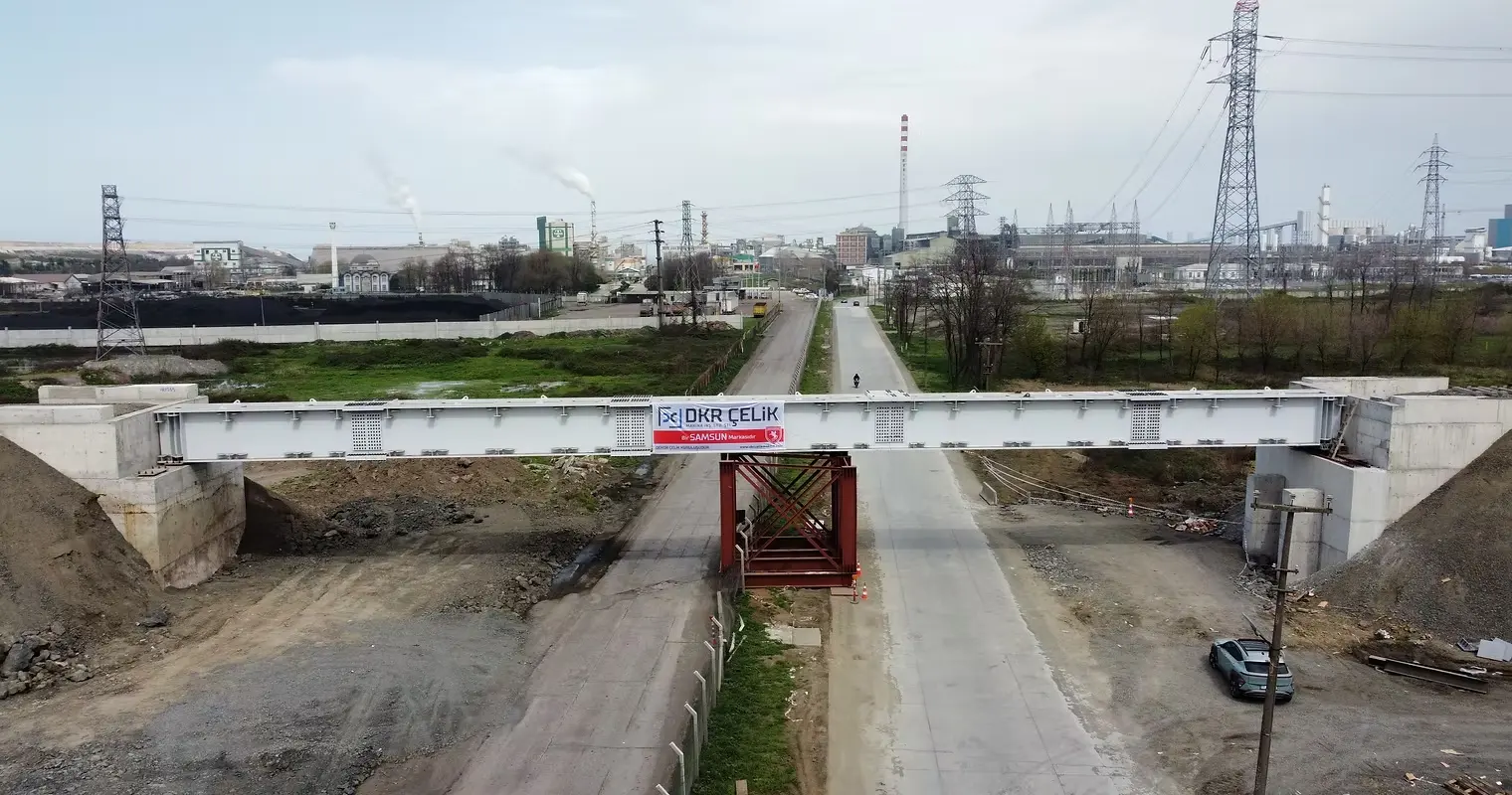 Gelemen Lojistik Köyü Demiryolu Çelik Köprüsü